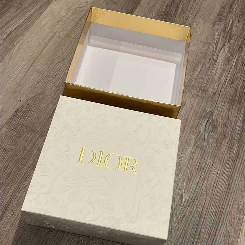 Dior Cream and Gold Box